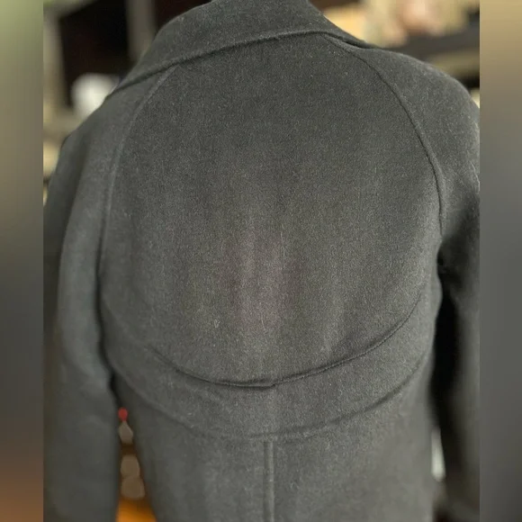 Double-Breasted Wool Peacoat - Picture 3 of 6